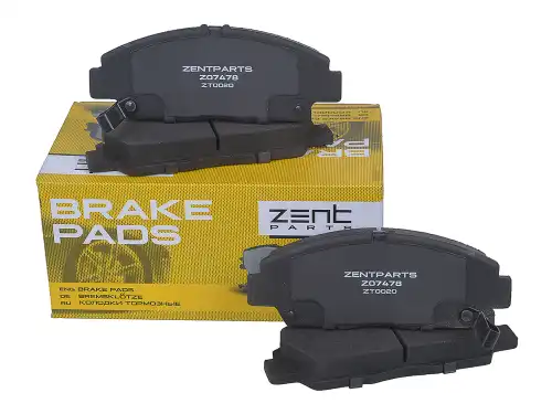 Z07478 колодки дисковые передние ZENTPARTS Z07478