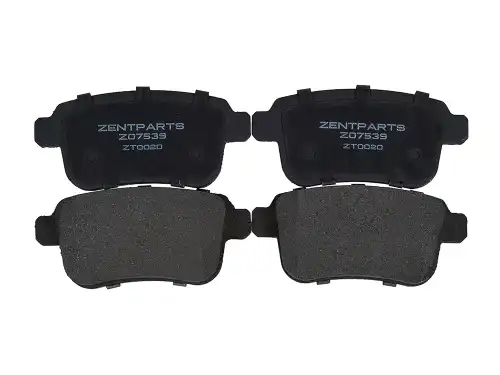 Z07539 колодки дисковые задние ZENTPARTS Z07539