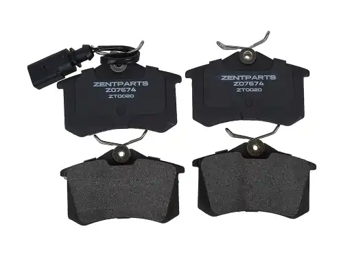 Z07674 колодки тормозные дисковые ZENTPARTS Z07674