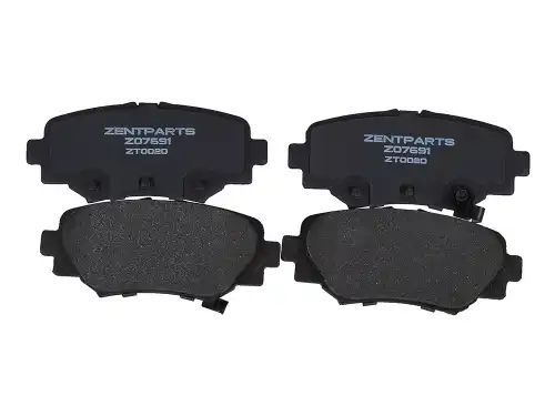 Z07691 колодки тормозные дисковые ZENTPARTS Z07691