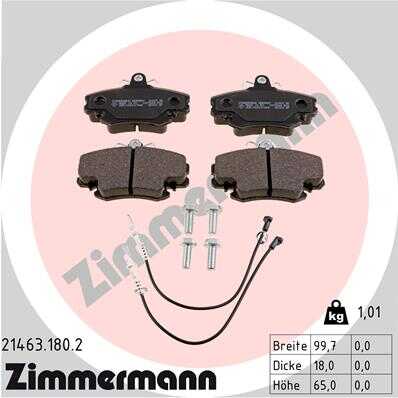 Тормозные колодки ZIMMERMANN 21463.180.2
