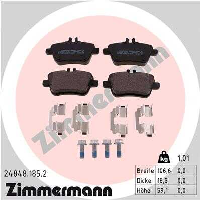 Тормозные колодки ZIMMERMANN 24848.185.2
