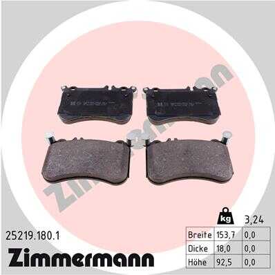 Тормозные колодки ZIMMERMANN 25219.180.1