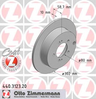 Тормозные диски ZIMMERMANN 440.3123.20
