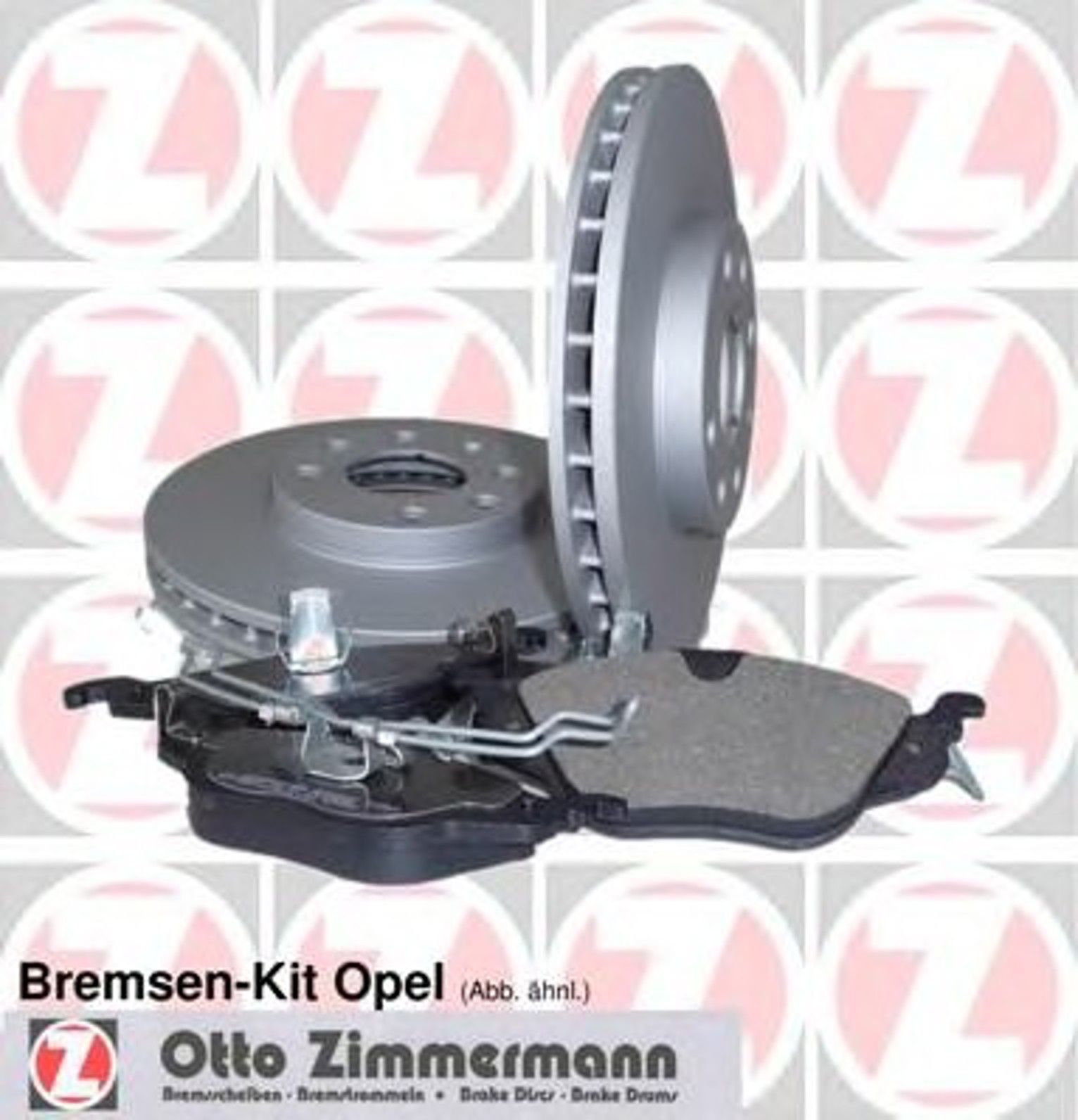 Комплект колодка+диск ZIMMERMANN 640.4203.00