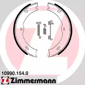 Комплект колодок стояночного тормоза ZIMMERMANN 10990.154.0