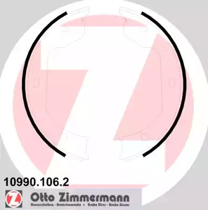 Комплект колодок стояночного тормоза ZIMMERMANN 10990.106.2