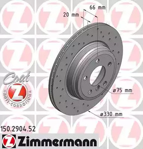Тормозные диски ZIMMERMANN 150.2904.52