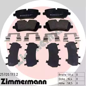 Тормозные колодки ZIMMERMANN 25720.173.2