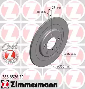 Тормозные диски ZIMMERMANN 285.3526.20