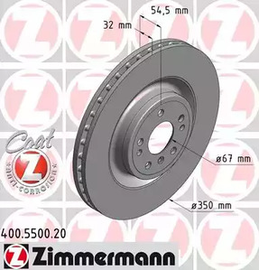 Тормозные диски ZIMMERMANN 400.5500.20