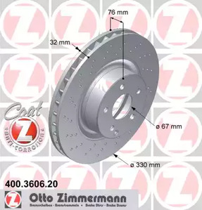 Тормозные диски ZIMMERMANN 400.3606.20